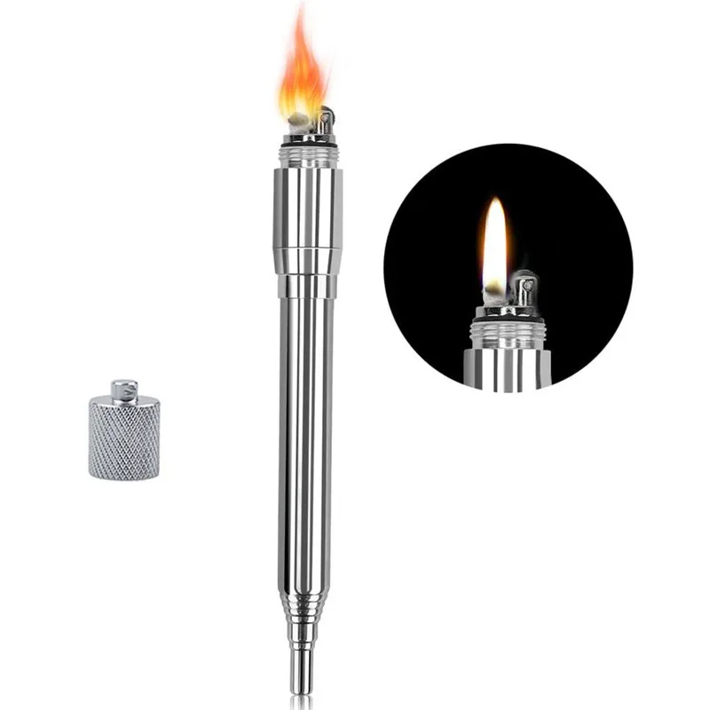 

Outdoor Camping Fire Tube Retractable Lighter Upgraded Travel Multi-functional Tool Adventure Survival Emergency Accessories