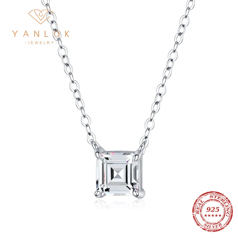 Цепочка женская из серебра 925 пробы с изумрудом|Подвески| |