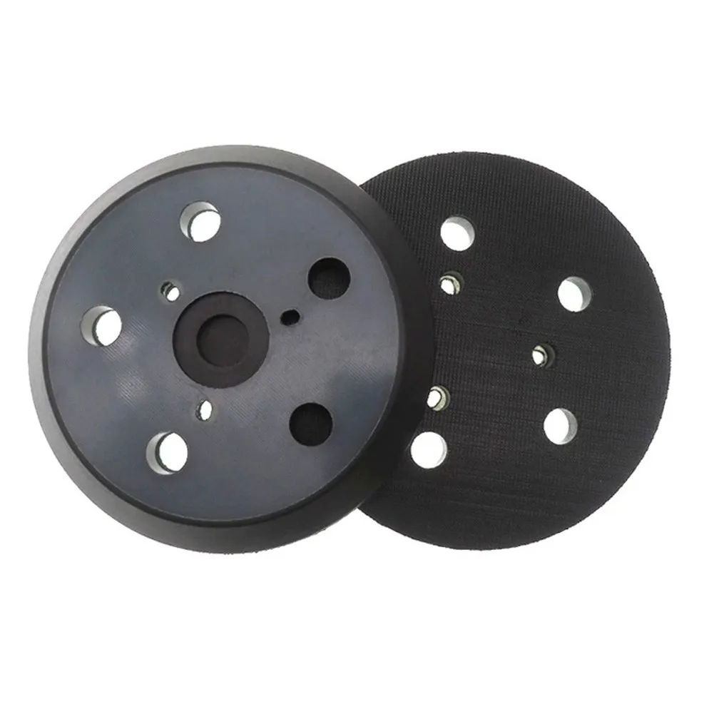 

2pcs 5 Inch 5 Hole Sander Pad Hook & Loop For Porter Cable 333 Polishing Machine Industrial And Commercial Cleaning