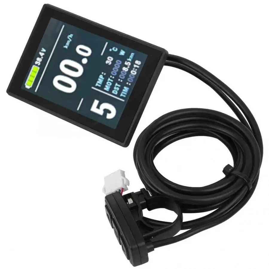 Электрический велосипед 24 В/36 В/48 в ЖК дисплей E bike Motor lcd 8S цветной экран панель