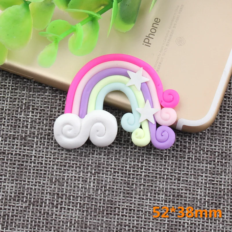 10 шт. мягкие керамические полимерные глиняные радужные Подвески микро