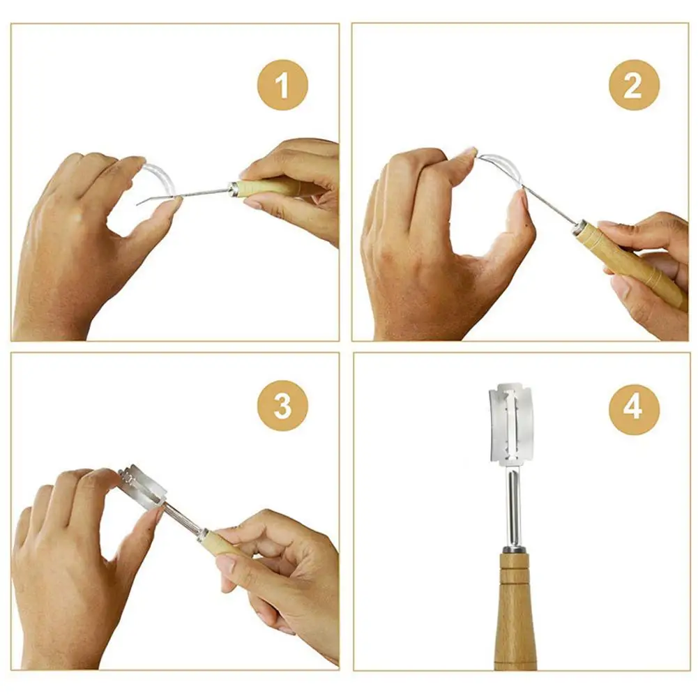 5 шт. резак для хлеба набор сменный вращающийся изогнутый хлебных тостов 304 машина