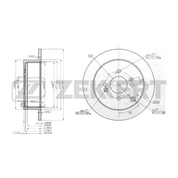 Диск торм. зад. Hyundai Accent II III 02 Getz (TB) i20 (|Тормозной цилиндр| |
