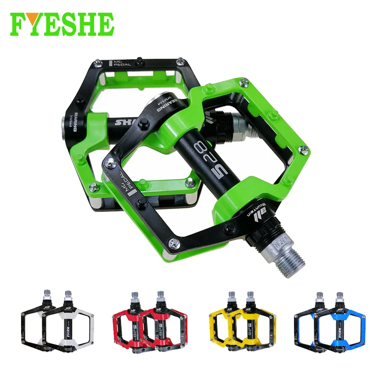

Mtb велосипед педали Алюминий Сверхлегкий анти-скольжение MTB дорожный велосипед педали DU подшипник велосипедная педаль детали велосипеда