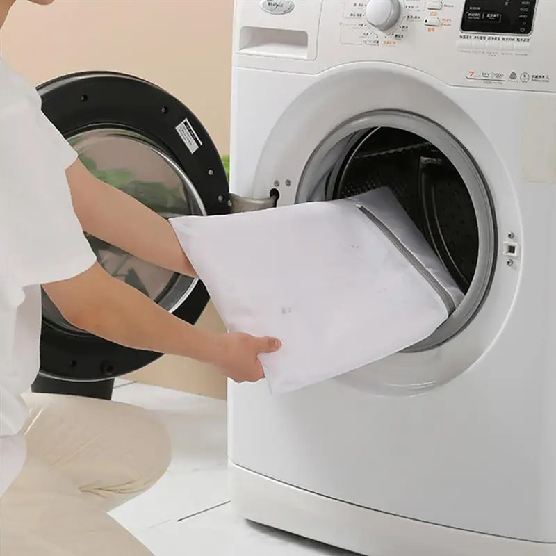 7 шт мешок для стирки полиэстер сетка сумка белья защитный (толстый 5 квадратный 2