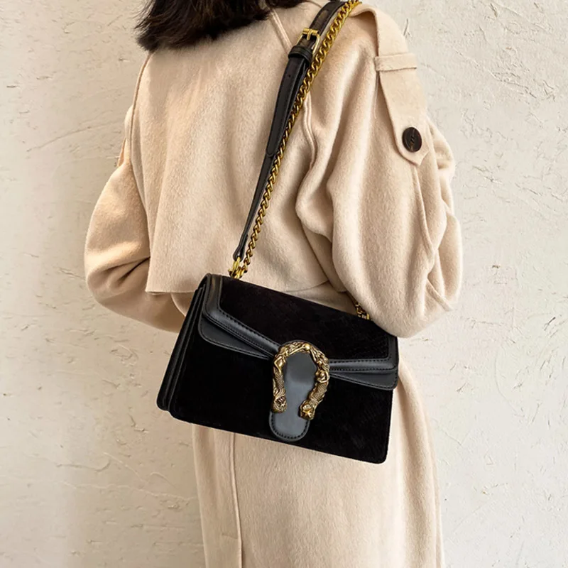 Матовая сумка из искусственной кожи со змеиным узором для женщин 2022 Брендовая