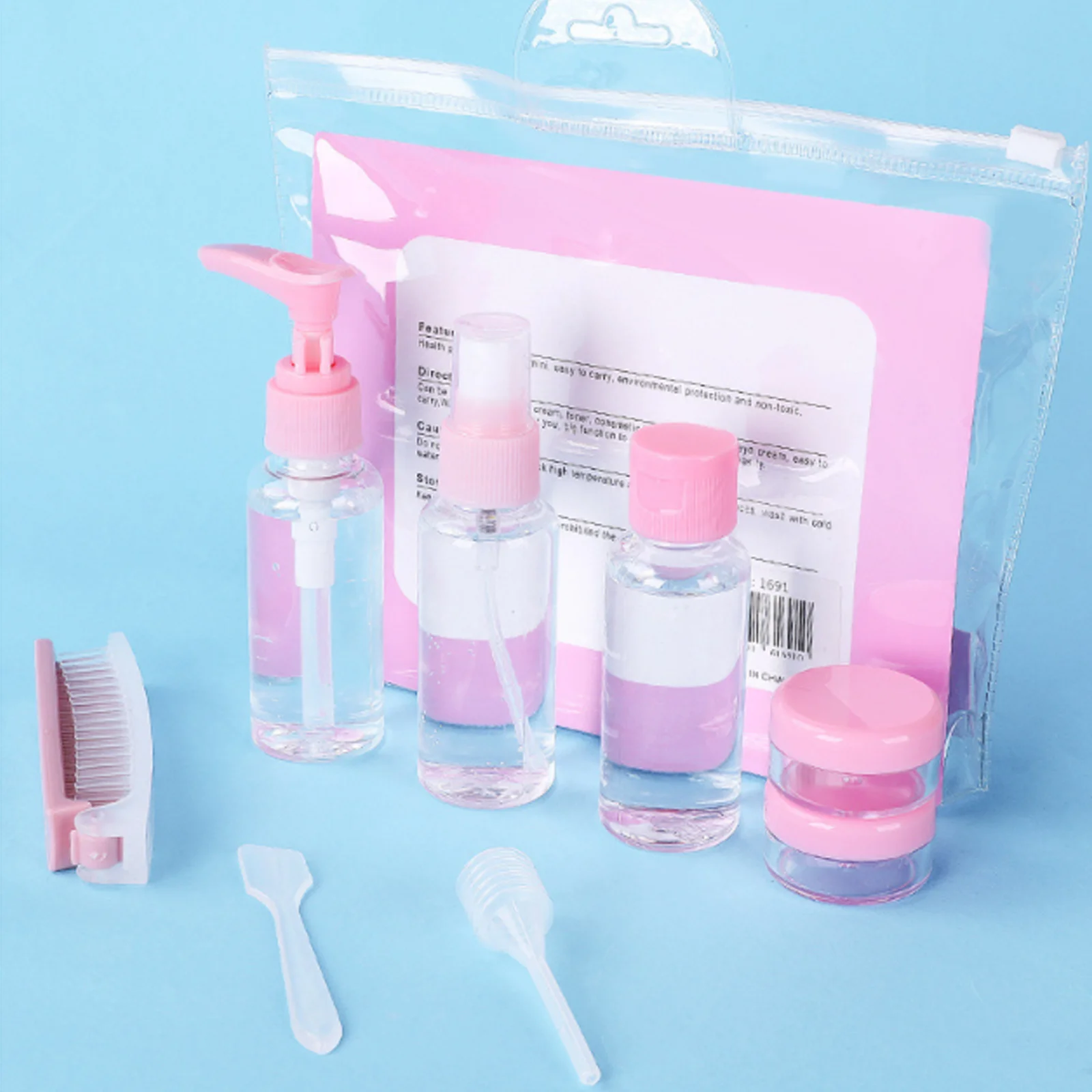 

Дорожная косметическая бутылка для крема, пластиковый прозрачный пустой контейнер для макияжа, бутылка, дорожные аксессуары