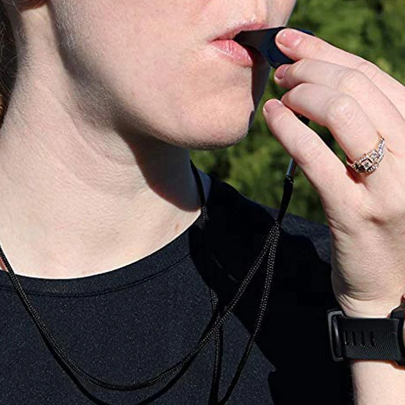 

24 Pack Emergency Whistle, Loud Safety Whistle with Lanyard Keychain for Dog Training Climbing Hiking Camping Fishing Boating Hu