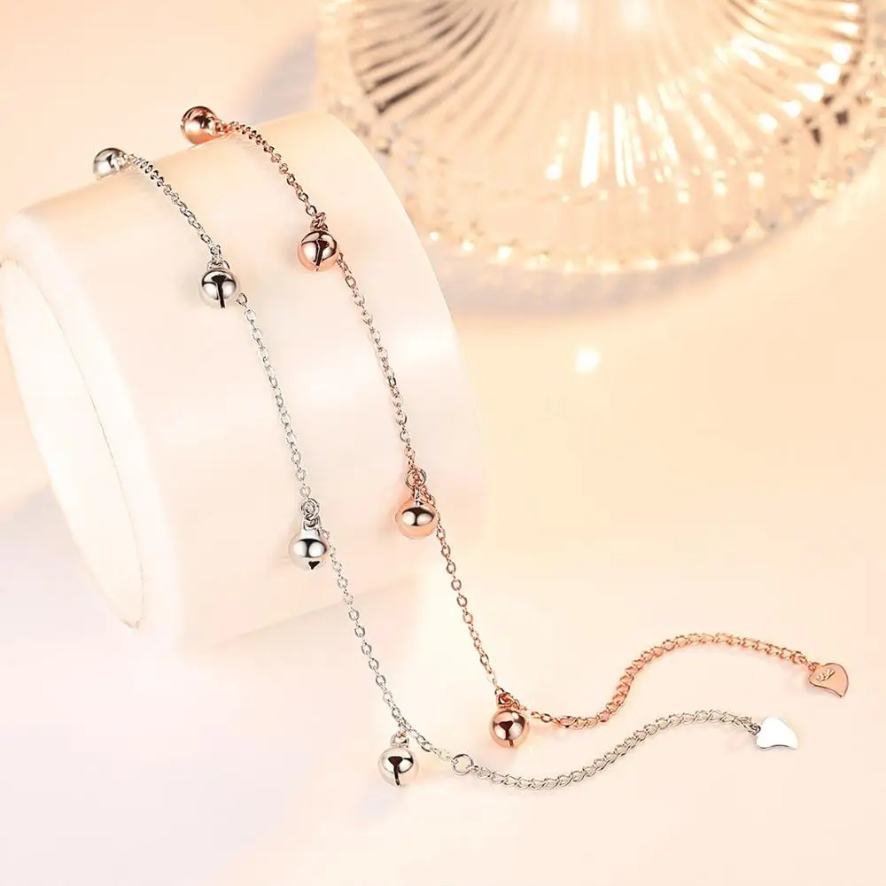 Трендовые женские ножные браслеты розового золота для женщин ювелирные изделия