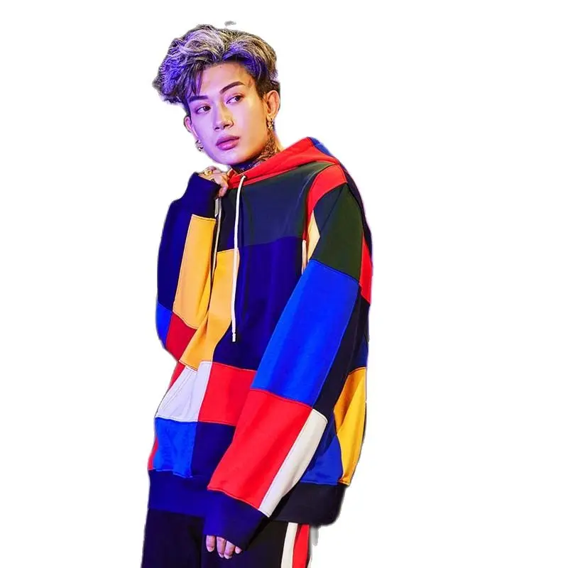 Осенне зимняя модная Толстовка в стиле хип хоп мужская повседневная толстовка