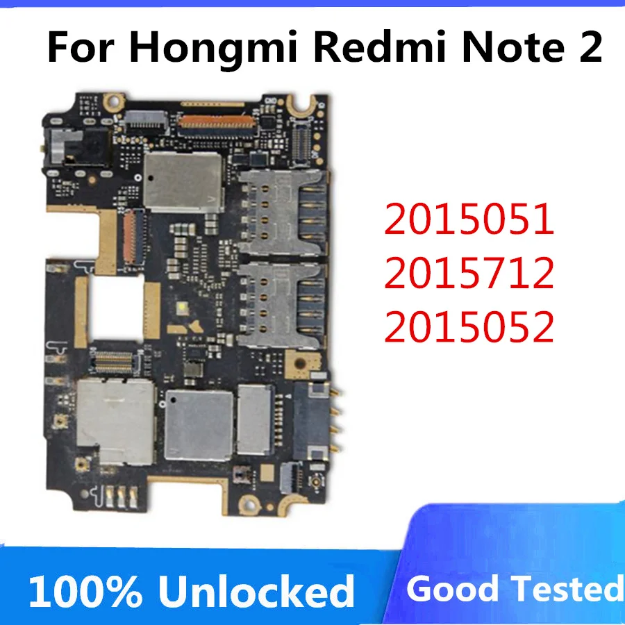 Материнская плата для Hongmi Redmi Note 2 2015712 Заводская разблокированная логическая с