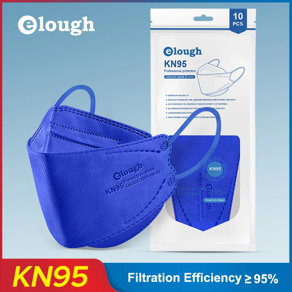 

4-слойная маска Kn95 mascarilla fpp2, респиратор для взрослых, KN95, цветная