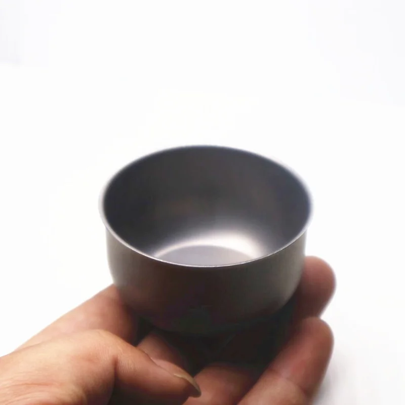 

1PCS outdoor titanium small wine cup, tea drinking cup, household punching cup, Kung Fu tea cup, pure titanium light