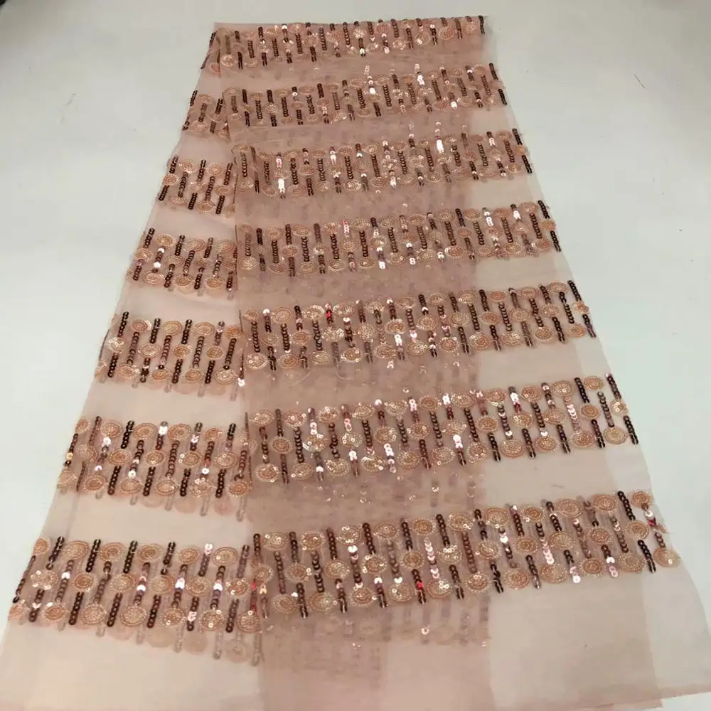 Новейшая африканская блестящая Тонкая ажурная ткань оптовая цена винная