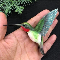 qiqipp creative magnet refrigerator magnet export foreign trade animal bird resin suction decorative magnet hummingbird