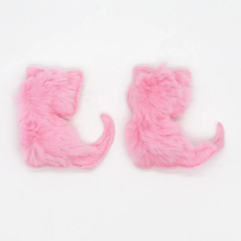 18 шт. плюшевые нашивки для волос в виде кошки|Принадлежности рукоделия| |