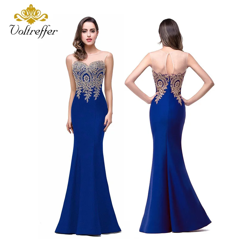Вечернее длинное платье без бретелек женское элегантное платье-Русалка для