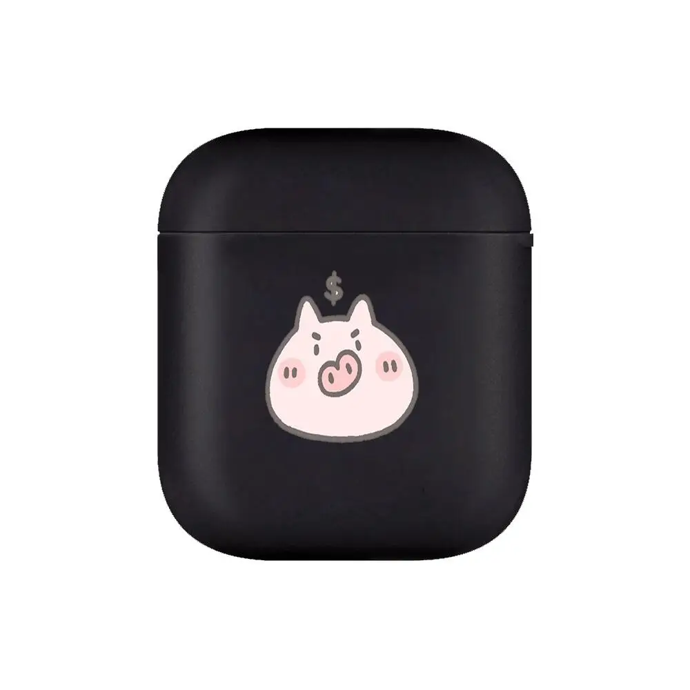 

cute cartoon pink pig Soft Silicone Cases For Apple Airpods 1/2 Protective Bluetooth Wireless Earphone Cover For Apple Air Pods