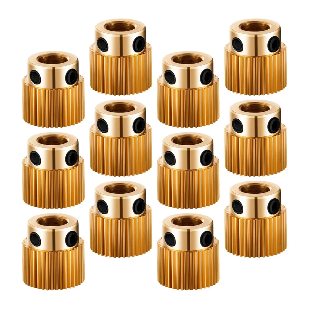 

20pcs Brass Drive Gear Copper 40 Teeth Metal Extruder Wheel 3D Printer Parts