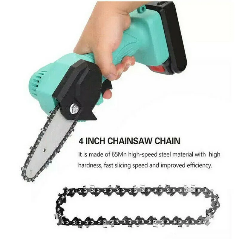 

4/6Inch Chainsaw Guide Bar And Saw Chain Set Fits Electric Chain Saw Wood Cutter