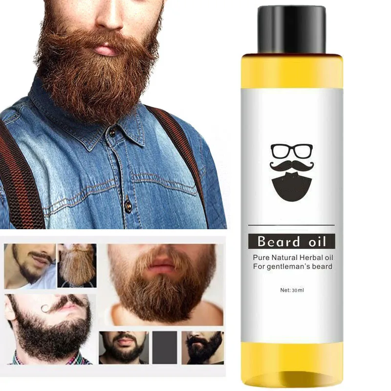 Мужское масло для бороды 30 мл профессиональное роста волос нежирное