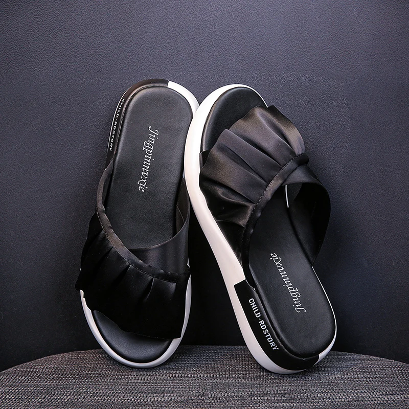 

Timalina Women Summer Sandals Big 40 Height Increased Street Walking Slipper Hot Sale Women Flip Flop Flat Beach Sandalis