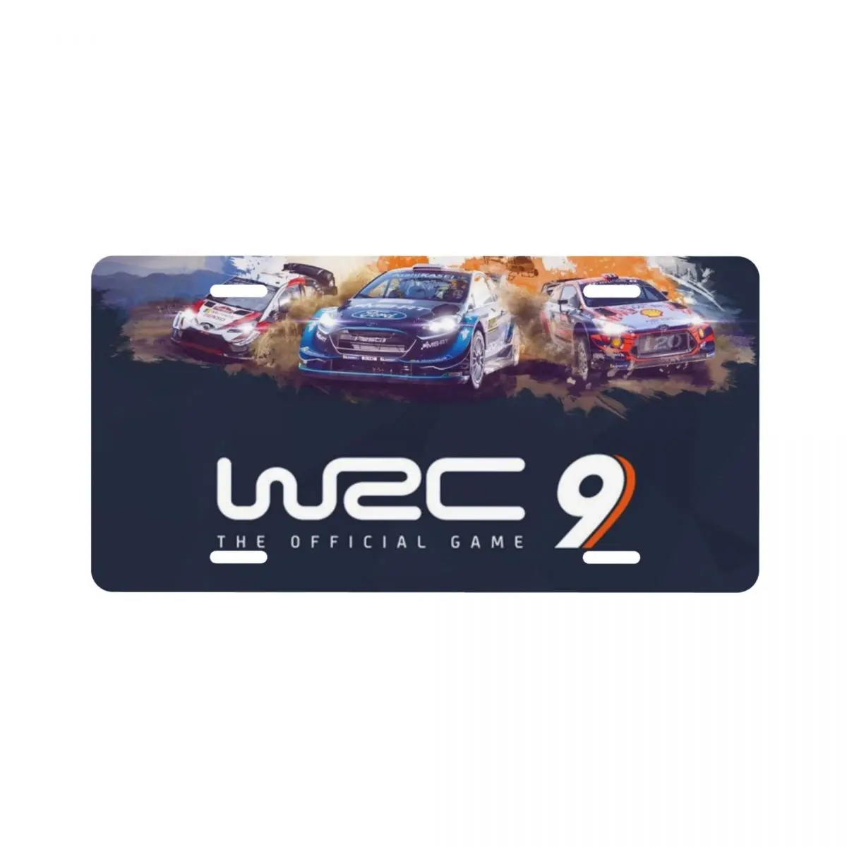 

Racing Club Rally Logo pattern Metal car license plate decoration 15cmX30cm