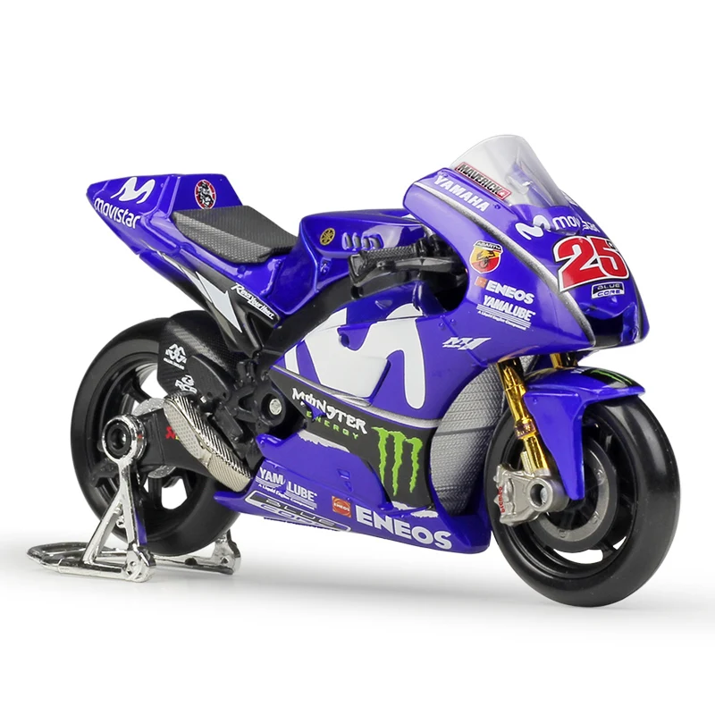 Модель гоночного мотоцикла MAISTO 1:18 2018 MOTO GP из сплава модель Yamaha Спортивная игрушка