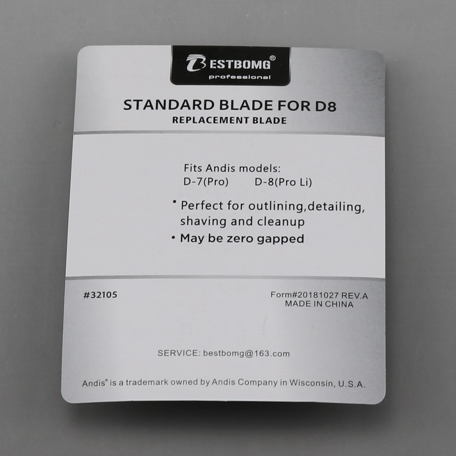 Профессиональный Набор сменных лезвий для машинки стрижки волос andis d8/d7 триммер