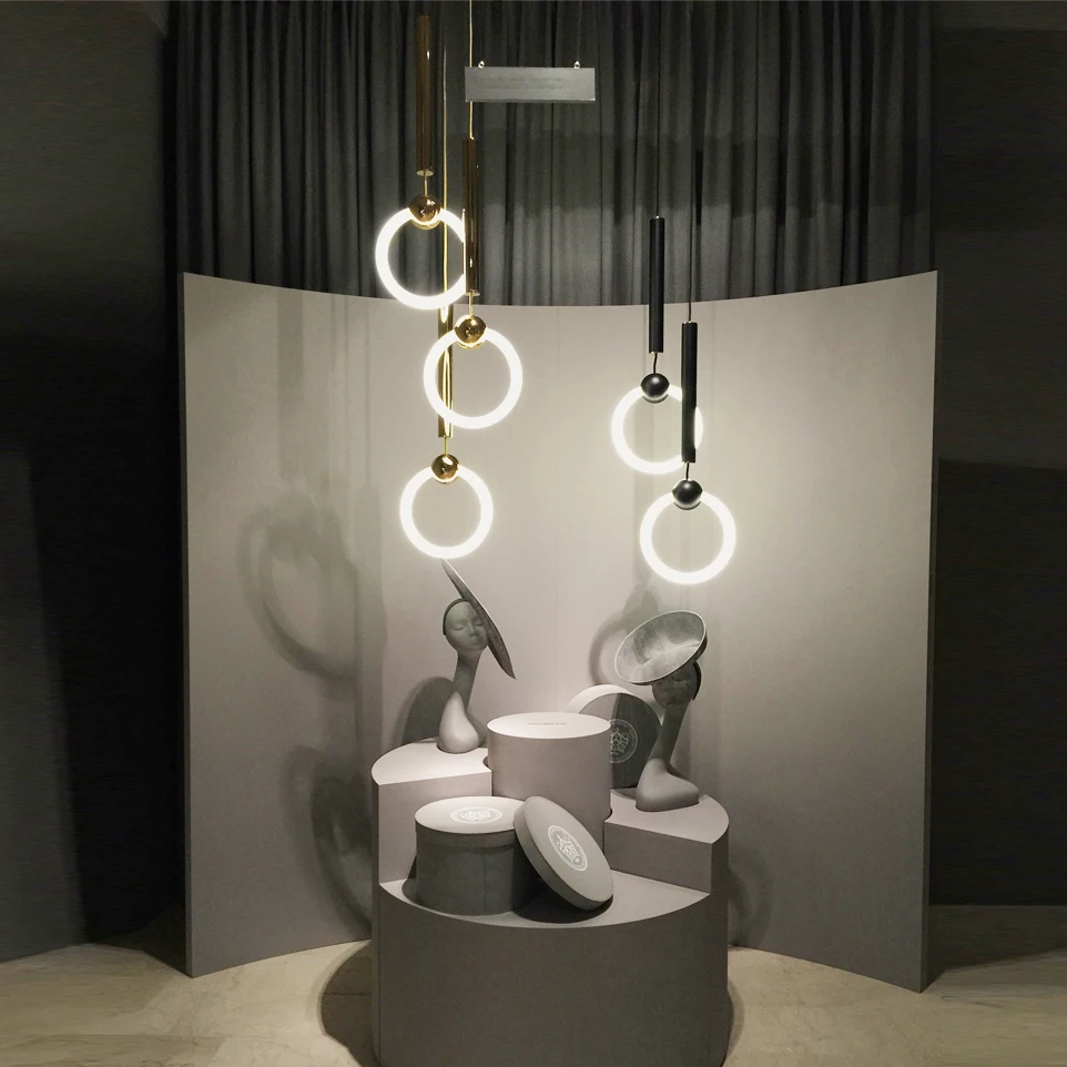 Креативный светодиодный подвесной светильник в скандинавском стиле лампа лофт