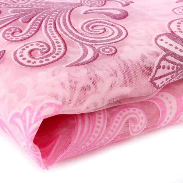 Вуаль дверной комнатный Пелерина Шторы цветочный делитель Подзор тотемная штора