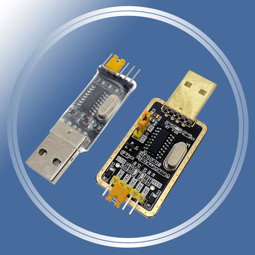 Плата микроконтроллера CH340 с USB на TTL CH340G небольшая пластина для щетки проводом
