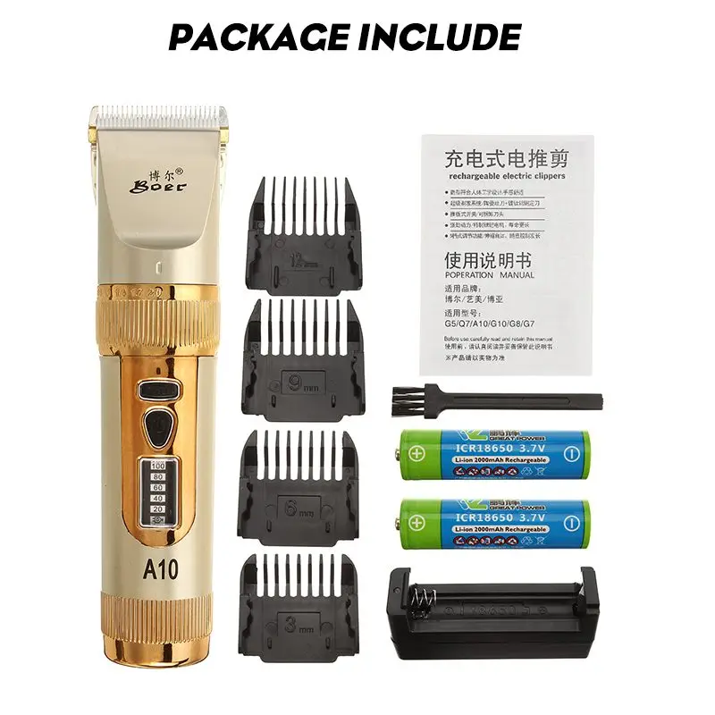 

Rechargeable LCD Display Men's Electric Hair Clippers Clippers Cordless Clippers Adult Razors Professional Trimmers Corner Razor