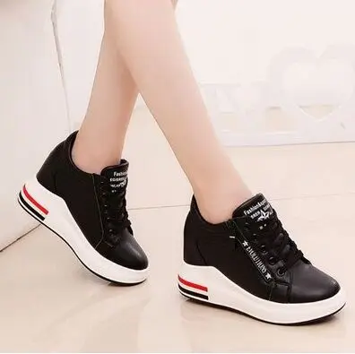 

Women Slimming Platform Shoes Women Fashion Women Fwedges 6cm High Platform Female Casual Shoes 6 style can choose