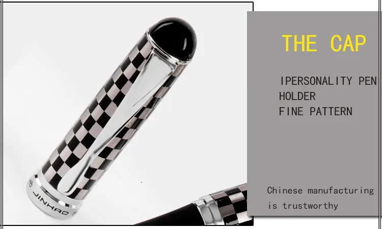Высококачественная Роскошная перьевая ручка Jinhao x750, чернильная ручка Iraurita, полностью металлический зажим 0,5 мм, канцелярская ручка stilografica 03831