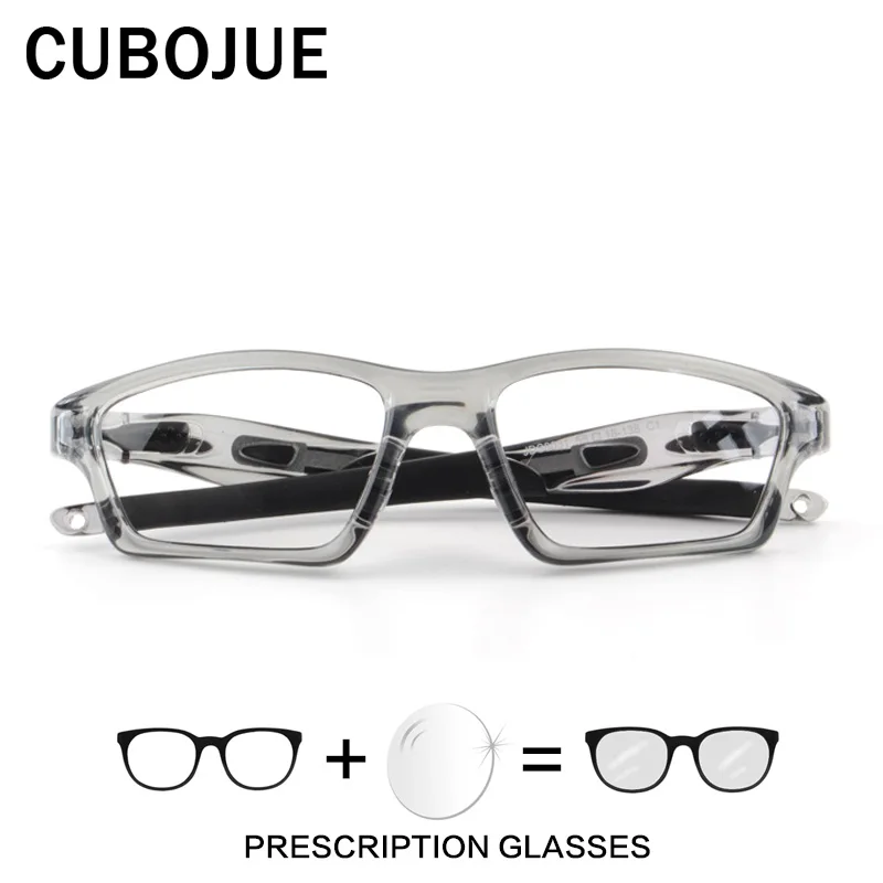 

Cubojue Sports Eyeglasses Man Glasses Frame Men TR90 Prescription Spectacles Photochromic Optic Lens Eyewear Anti Skip
