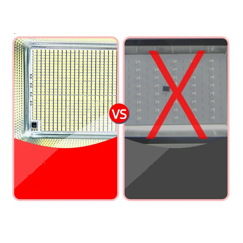 500W 598LED Панели солнечные светильник с 5 метровый кабель уличная лампа солнечной