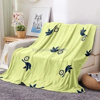 duck pattern blanketall season lightweight plush and warm home cozy portable fuzzy throw blankets for couch bed sofablue hunt