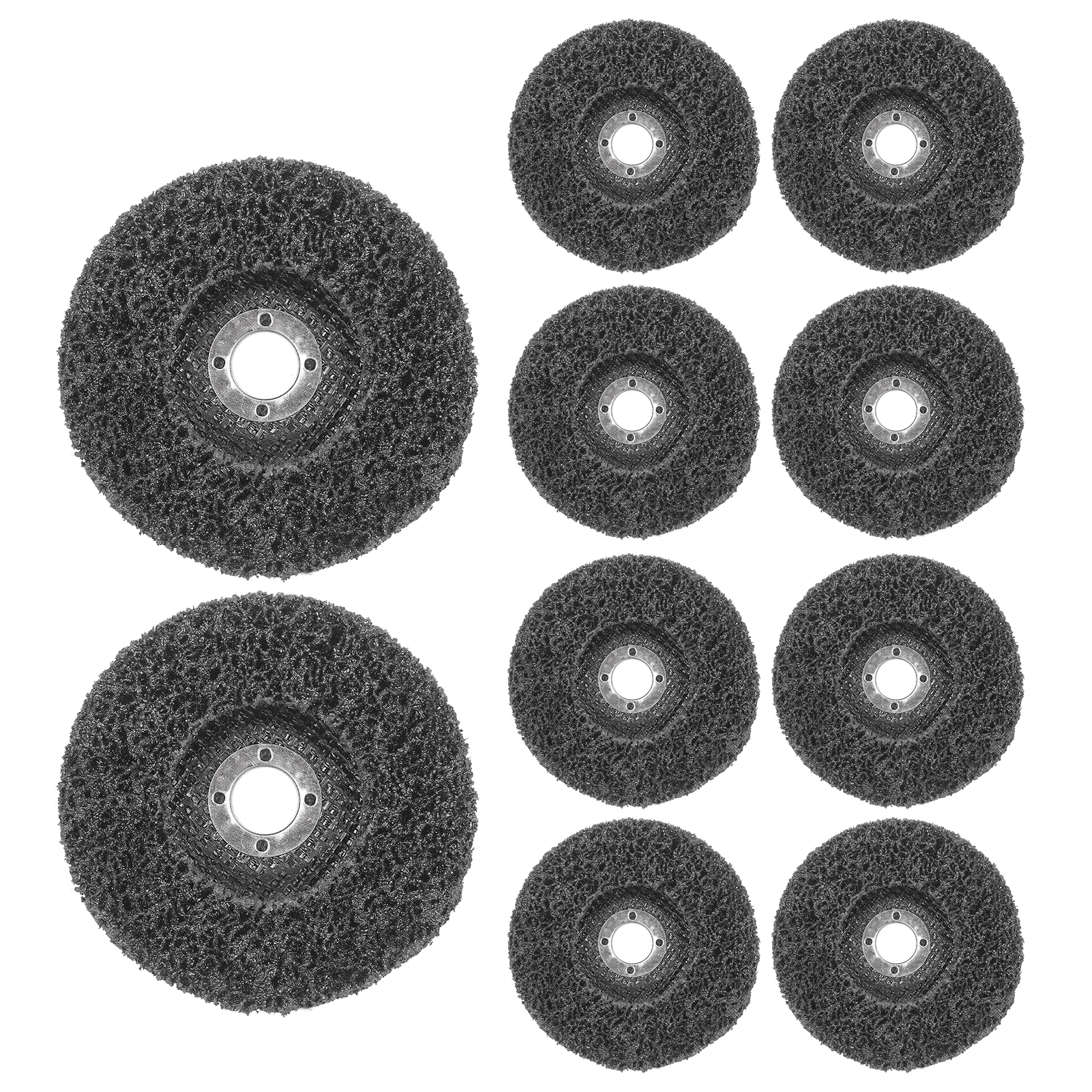 

4-в полоску диски шлифовальное колесо диск чистый удалить ржавчину Краски окисления покрытие для металла дерево Стеклопластик 10 шт./упак.