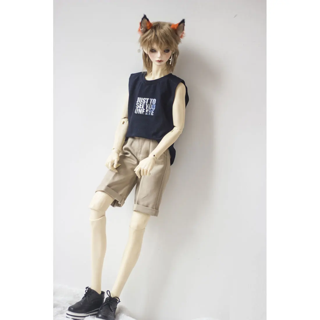 

MODIKERBJD Casual Frilled Shorts for 1/3 Male BJD Dolls - No Doll Grey
