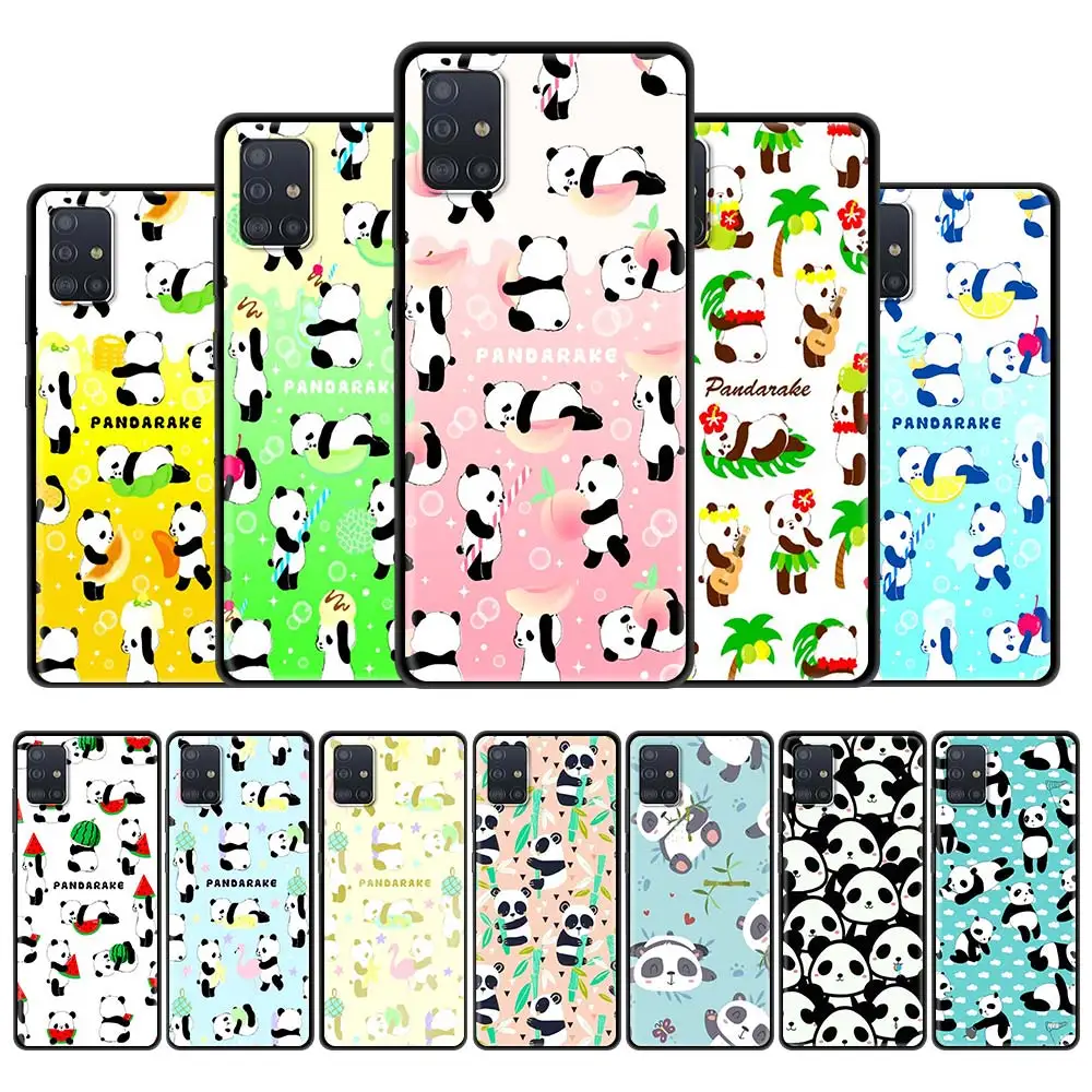 

Funny Animal Panda Silicone Cover for Samsung Galaxy A51 A71 A21s A31 A41 A11 A32 A12 A02s A52 M31 M51 Phone Case Soft Funda Sac