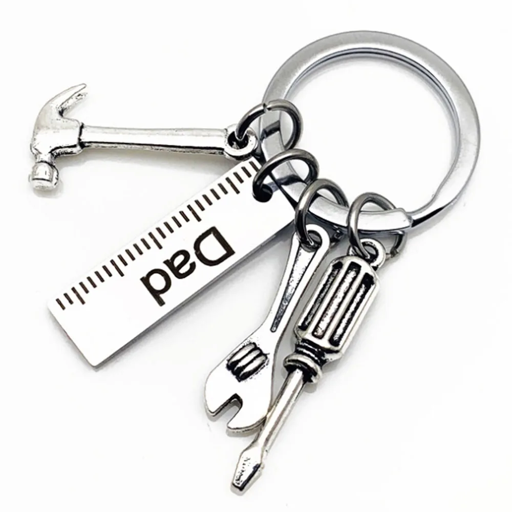 Модные брелоки с буквами папы креативный молоток отвертка сумочка Декор