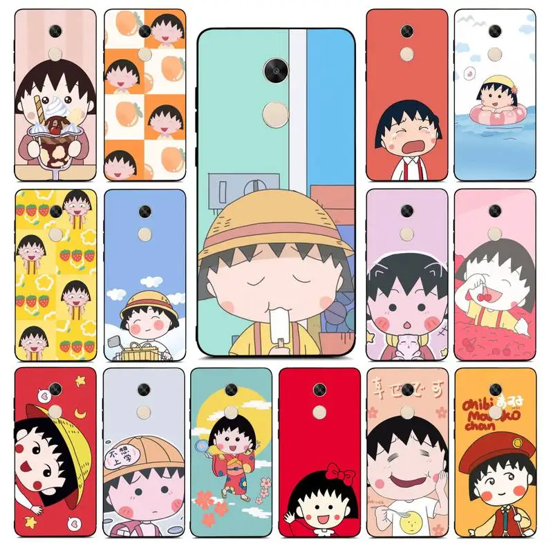 

Yinuoda Cartoon Chibi Maruko Chan Phone Case for Redmi Note 8 7 9 4 6 pro max T X 5A 3 10 lite pro