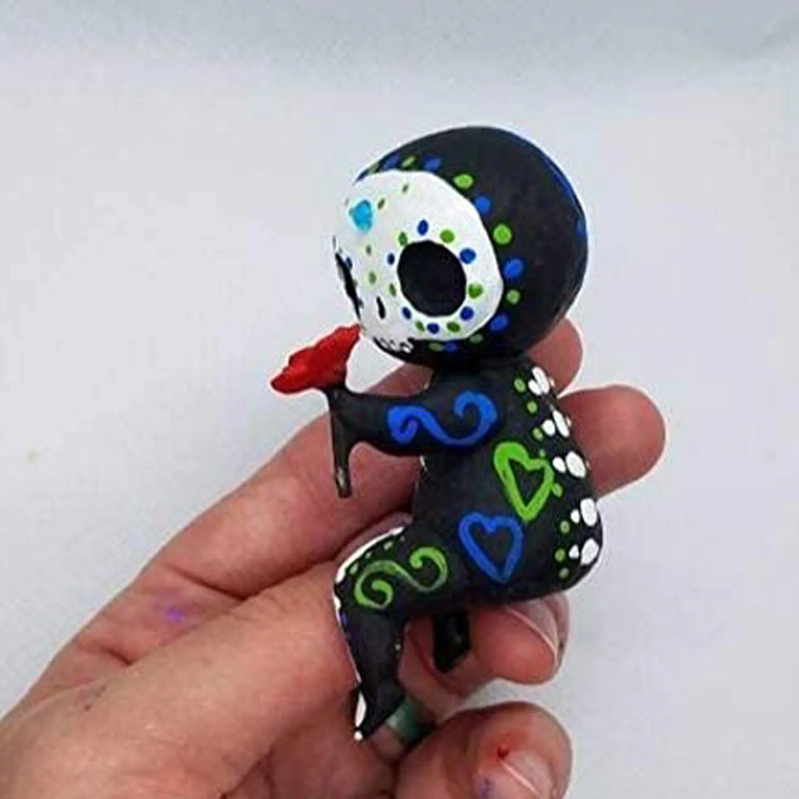 3D удивительная чужой игрушки-статуи рисунок сахарный череп модель ручной