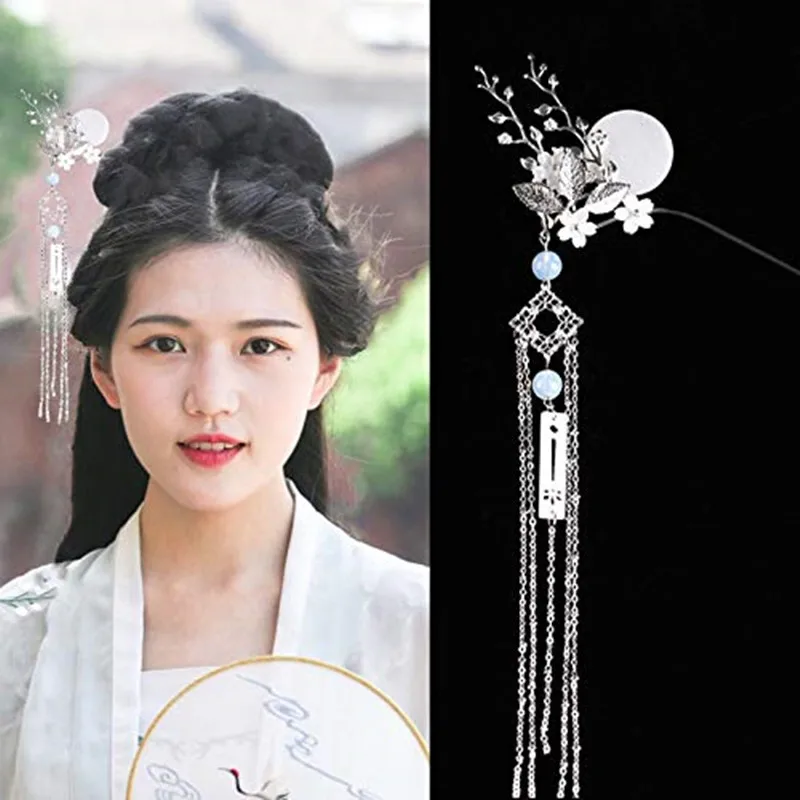 Заколки для волос FORSEVEN женщин и девушек украшение в китайском стиле сказочные с