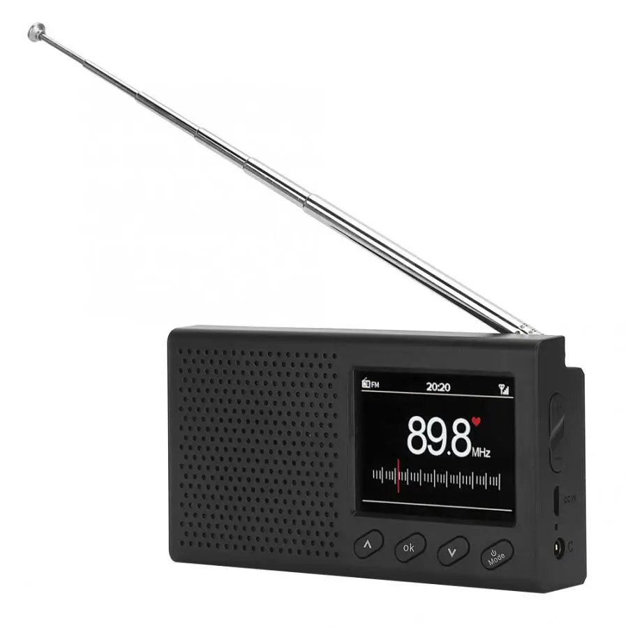 Портативный DAB + FM Bluetooth 4 2 радио приемник программа фотографии в реальном времени