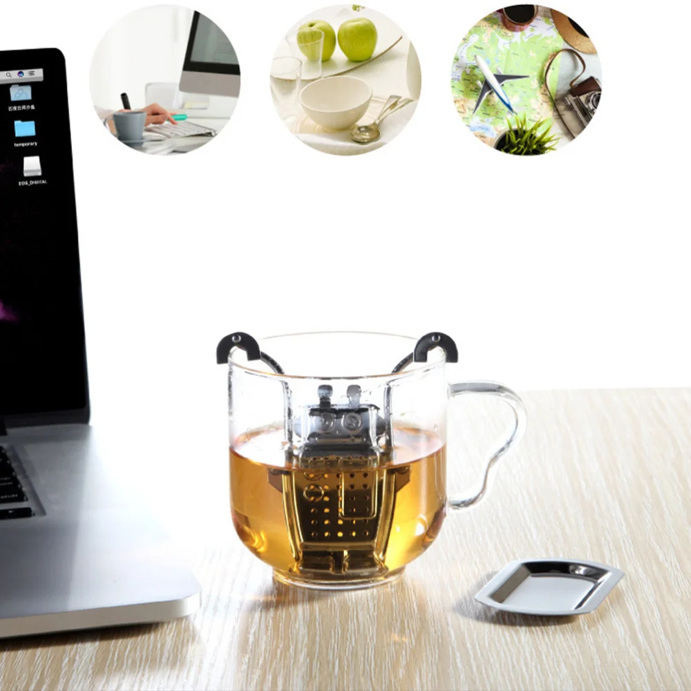 

3PCS/Set Stainless Steel Tea Strainer Practical Tea Filter Tea Infuser Filter for Home Tea House - Series (Silver)
