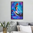 Цветной сексуальный холст для мужчин и женщин, абстрактный постер с надписью Make Love для спальни, прикроватный настенный художественный декоративный холст, картины