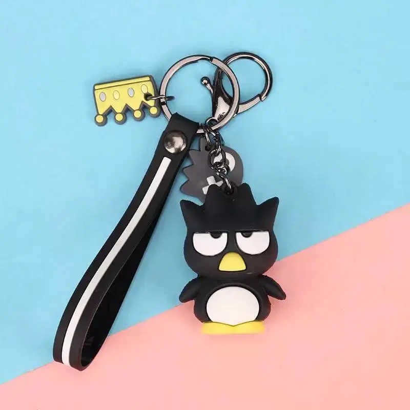 Cool penguin Zoger2019 подарок на год креативный эпоксидный крутой Пингвин большие уши собака брелок Подвеска милый мультфильм пара сумка брелок подвеска - Цвет: Cool penguin