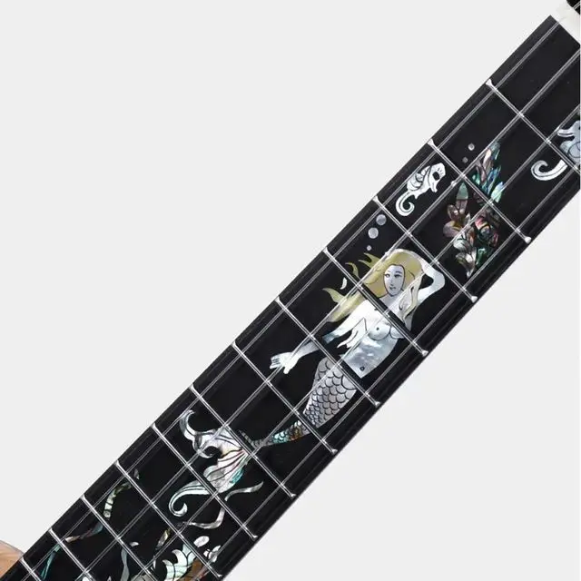 

Enya Tenor Ukulele 5A Solid Hawaiian Koa Hand Made Electric Ukulele with Haliotis and Planate Abalone Inlay Includes Deluxe Case